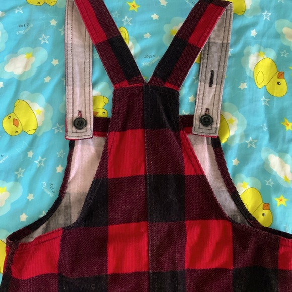 Children's Place Flannel Suspender skirt - Picture 4 of 4